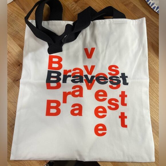 2 Bravest Studio Designer 15”x14” Tote Bags NWT - Picture 1 of 4